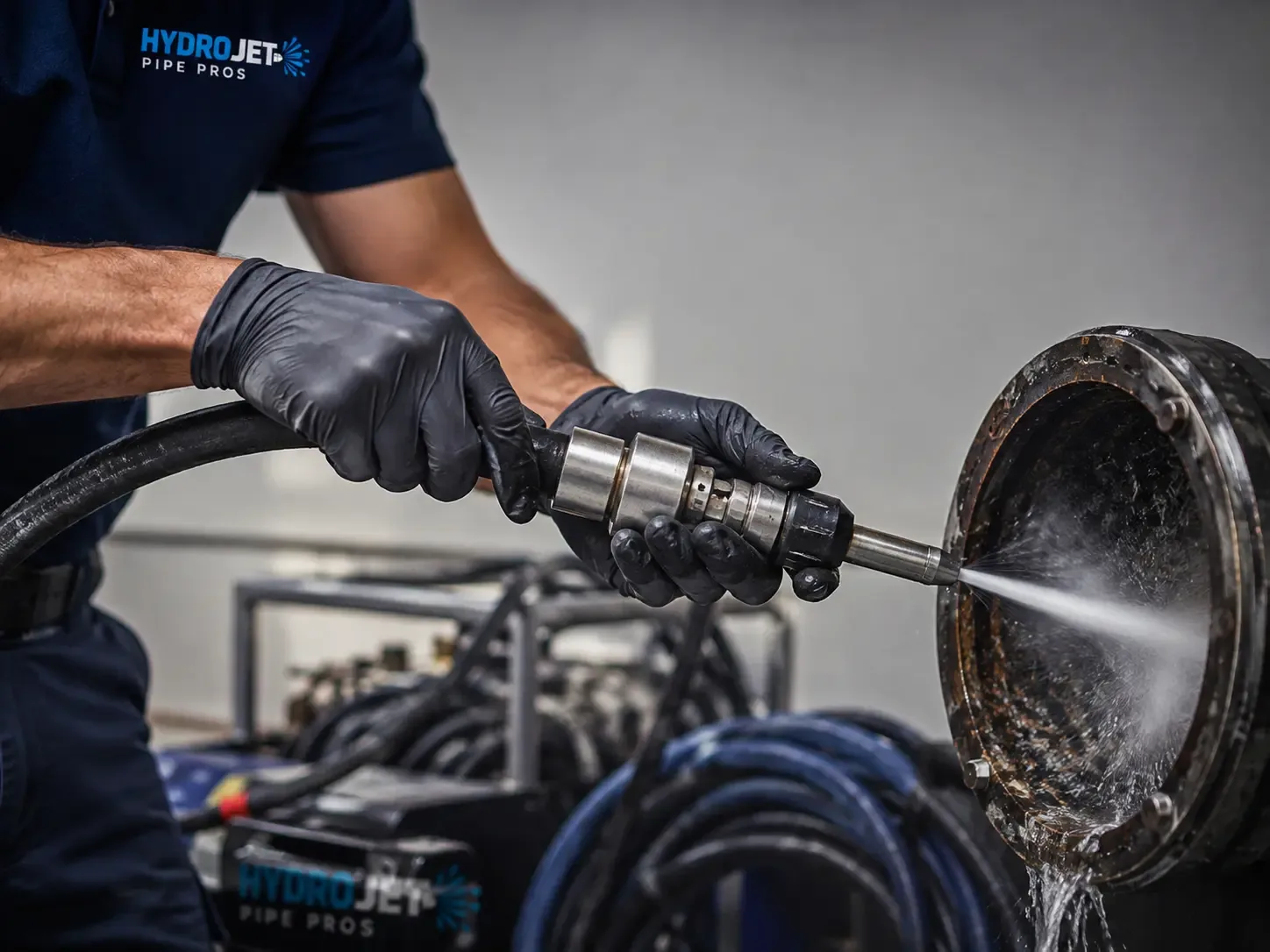 Hydro Jet Pipe Descaling in Marine, IL